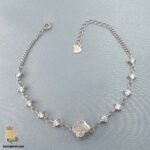دستبند نقره زنانه نگین دار طرح ونکلیف مدل DSW D2 IMAGE1
