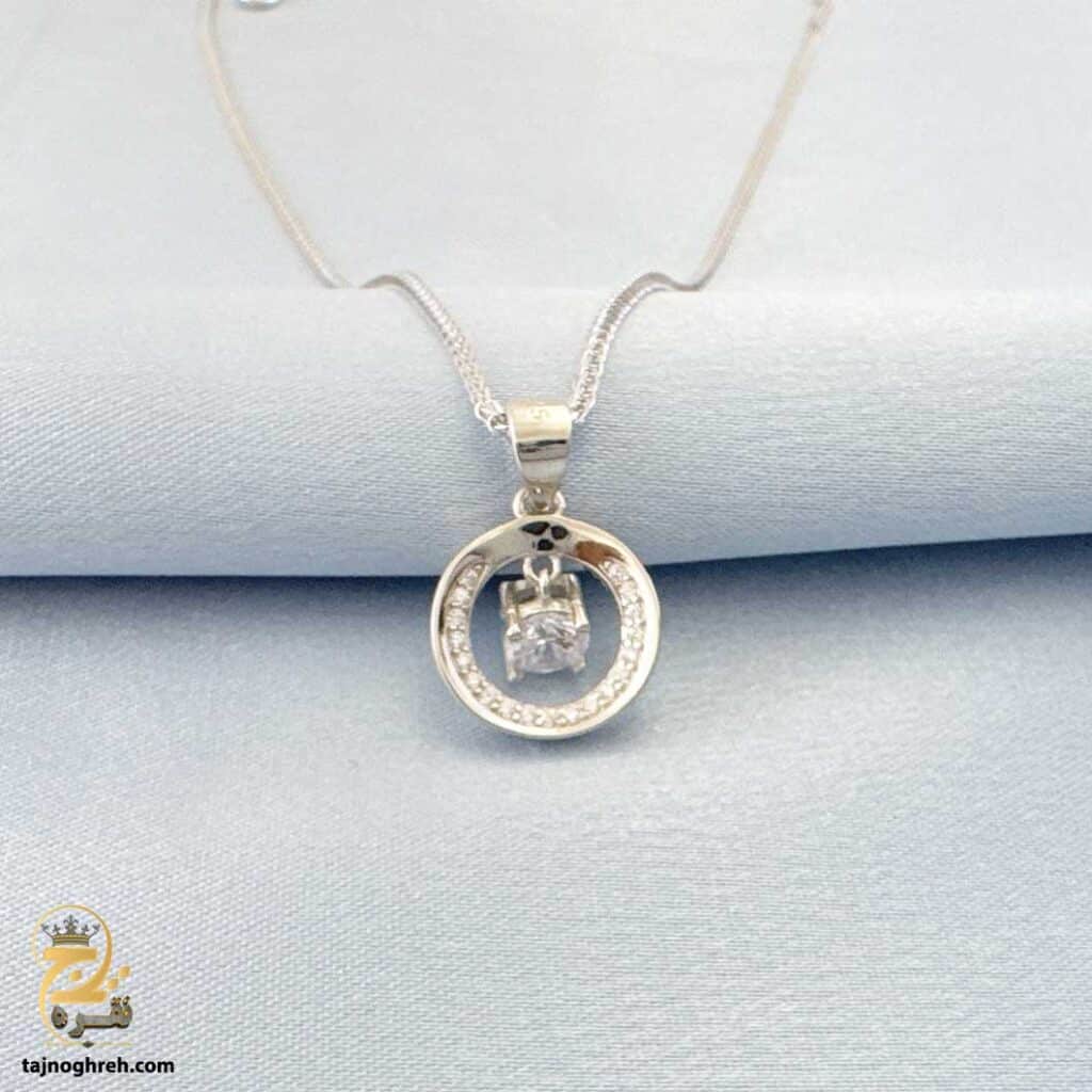 گردنبند نقره زنانه با سنگ ZSW Z22