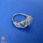 انگشتر نقره زنانه مجلسی مدل RSW F21