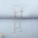 گوشواره نقره قلب ESW E44