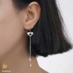 گوشواره نقره آویز زنانه ESW E44