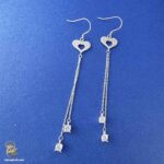 گوشواره نقره زنجیری ESW E44