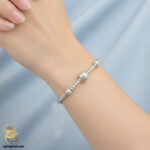 دستبند نقره زنانه زیبا DSW D44