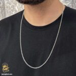 زنجیر نقره مردانه سبک NSM N7