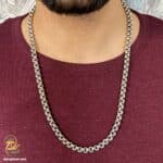 خرید زنجیر نقره مردانه NSM N6