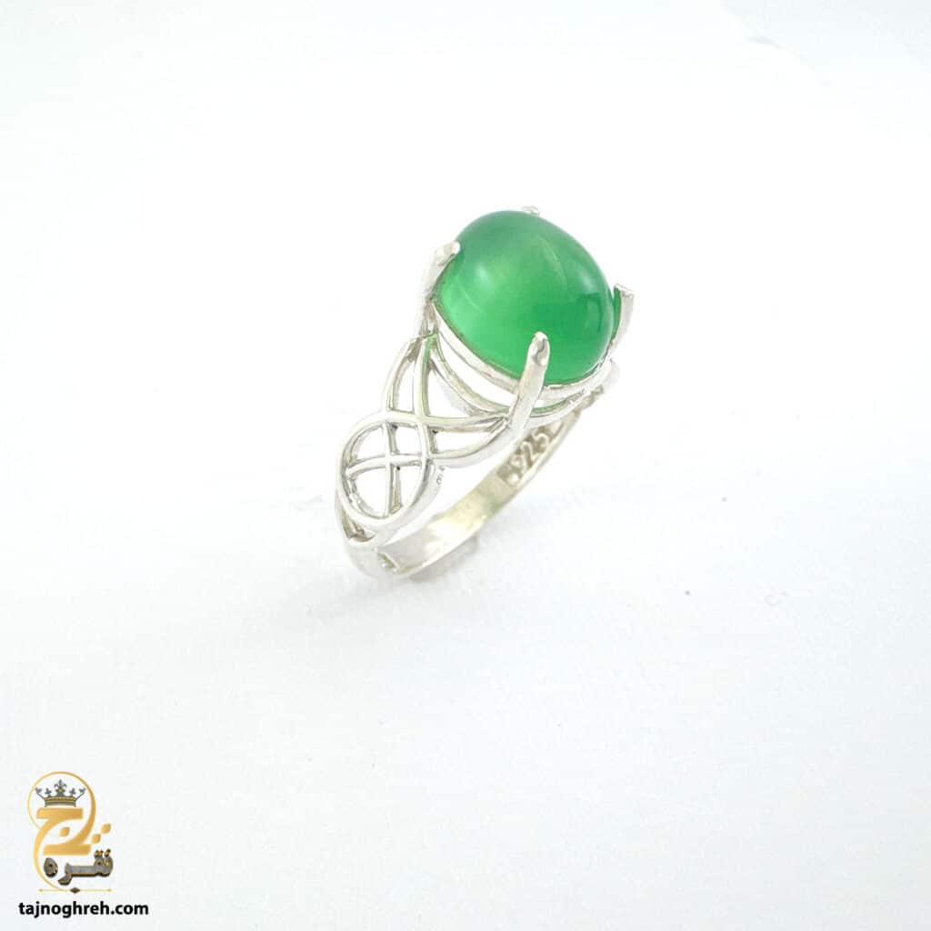 انگشتر نقره زنانه عقیق RSW F43