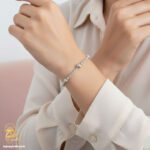 دستبند نقره دخترانه طرح گوی البرنادو مدل DSW D45 IMAGE1