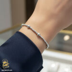 دستبند نقره دخترانه طرح گوی البرنادو مدل DSW D45 IMAGE2
