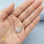 دستبند نقره دخترانه ظریف DSW D46