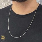 زنجیر نقره ونیزی مردانه NSM N13