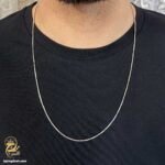 زنجیر نقره ونیزی مردانه NSM N13