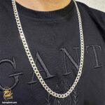 زنجیر نقره مردانه سنگین NSM N17