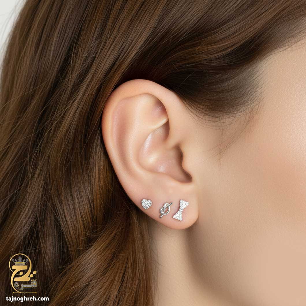 silver-earrin-esw-e48-02 گوشواره نقره میخی ESW E48