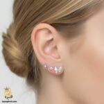 گوشواره نقره میخی ESW E49