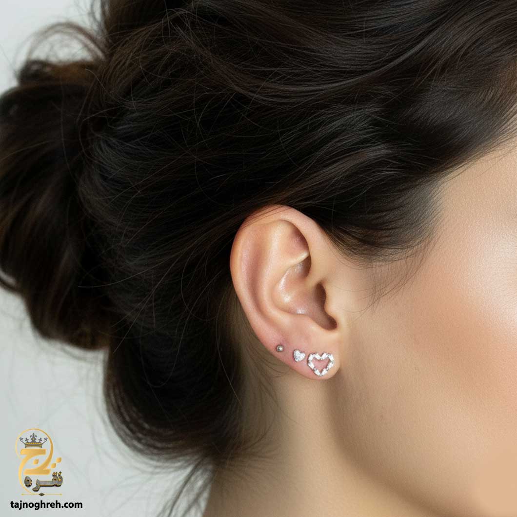silver-earrin-esw-e52-02 گوشواره میخی نقره ESW E52