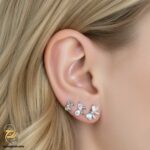گوشواره نقره میخی ESW E53