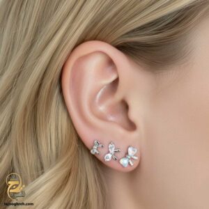 گوشواره نقره میخی ESW E53