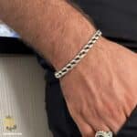 دستبند نقره مردانه لاکچری BSM B58
