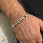 دستبند نقره مردانه لاکچری BSM B61