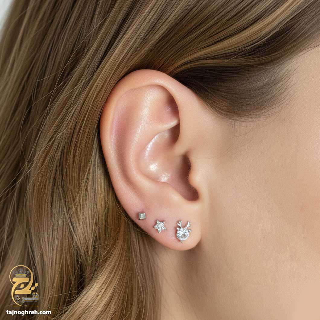 silver-earrin-esw-e58-02 گوشواره نقره جدید ESW E58