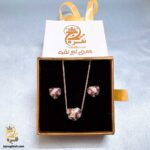نیم ست نقره زنانه طرح قلب مدل NSW N4 IMAGE2