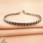 دستبند نقره کارتیه مردانه مدل BSM B75