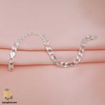 دستبند کارتیه نقره مردانه ژاپنی مدل BSM B78