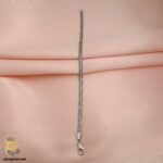 دستبند سیاه قلم نقره مردانه مدل BSM B79