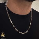زنجیر نقره دیپلمات مدل NSM N32