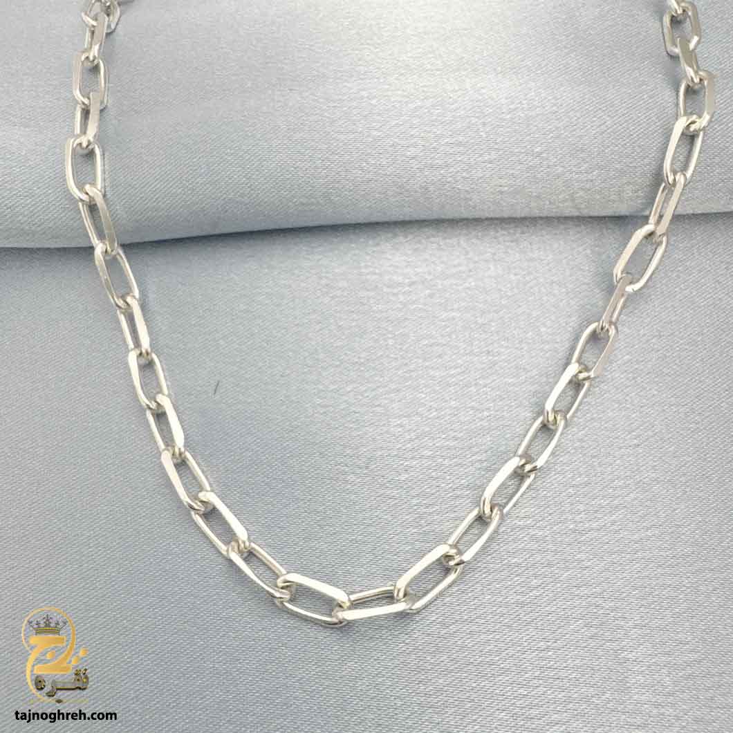 men-silver-chain-nsm-n23 زنجیر نقره مردانه ایتالیایی مدل NSM N32