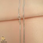 زنجیر نقره مردانه کارتیه ظریف مدل NSM N33