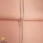 زنجیر نقره فلامینگو دیپلمات مدل NSM N36