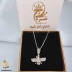 گردنبند فروهر نقره اصل مدل NSM N37