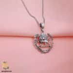 گردنبند شیر و خورشید نقره مدل NSM N41