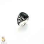 انگشتر نقره مردانه شیک مدل RSM K103