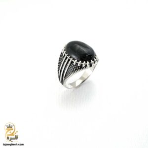 انگشتر نقره مردانه شیک مدل RSM K103