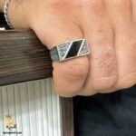 انگشتر اسپرت نقره مردانه مدل RSM K104