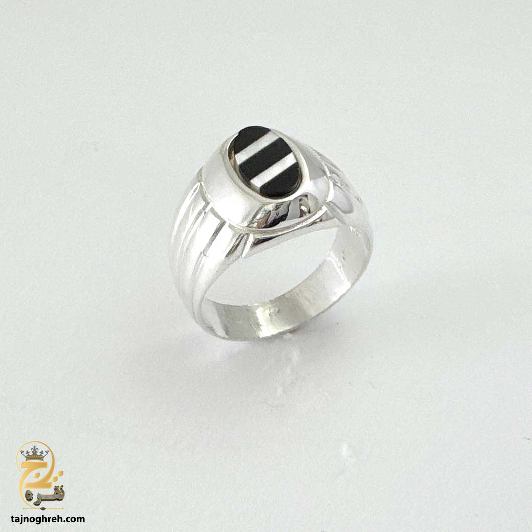 men-silver-ring-rsm-k106 انگشتر نقره مردانه شیک مدل RSM K106
