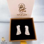 گوشواره نقره مجلسی طرح جواهری مدل ESW E67 IMAGE4