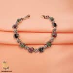 دستبند نقره نگین دار زنانه مدل DSW D49