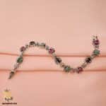 قیمت دستبند نقره زنانه نگین دار مدل DSW D49