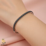 دستبند نقره النگویی زنانه مدل DSW D50