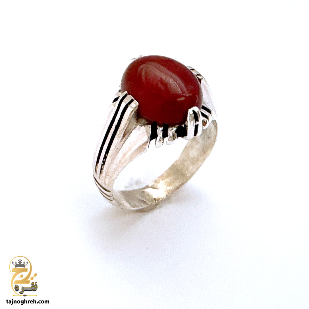 women-silver-ring-rsw-f60 انگشتر نقره زنانه عقیق مدل RSW F60