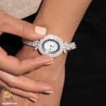 ساعت مچی نقره زنانه طرح جواهری مدل WS W9 IMAGE7