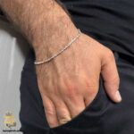 دستبند نقره مردانه ایتالیایی مدل BSM B82
