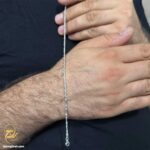 دستبند نقره ایتالیایی مردانه مدل BSM B82