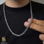 زنجیر نقره مردانه سنگین مدل NSM N50