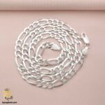 زنجیر نقره مردانه فیگارو مدل NSM N51