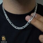 زنجیر نقره مردانه ایتالیایی مدل NSM N51