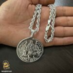 گردنبند شمایل حضرت علی نقره مدل NSM N49